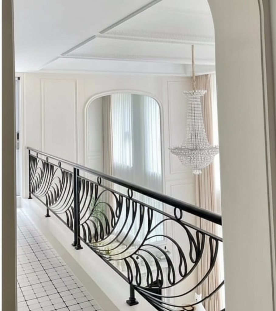 Art Nouveau-Inspired Gallery Railing
