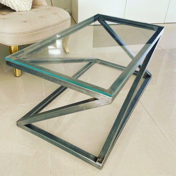 Industrial Zigzag Coffee Table
