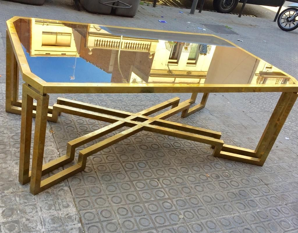 Art Deco Gold Coffee Table