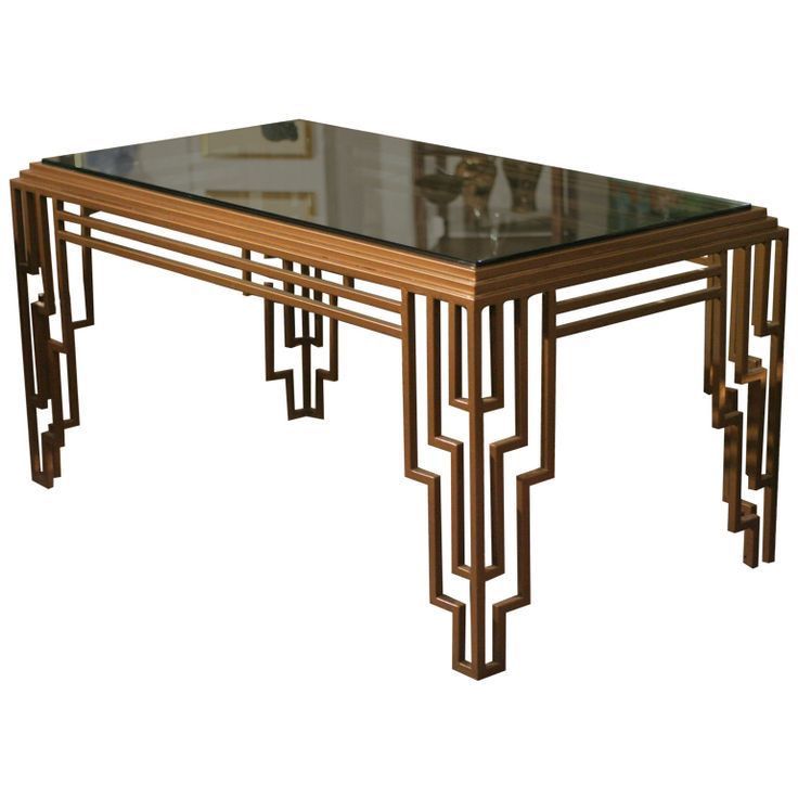 Geometric Luxe Dining Table