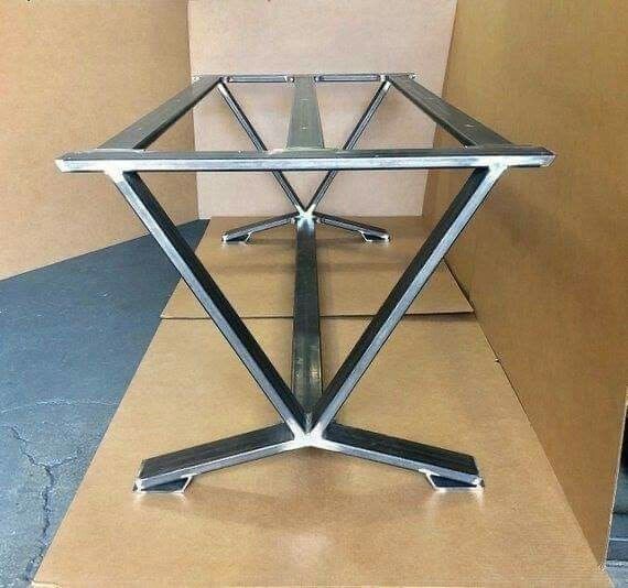 Industrial Cross Dining Table